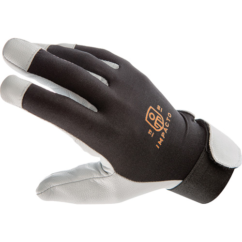 Gants antivibrations Air Glove, Taille Moyen, Paume Cuir perl&eacute; Kelford