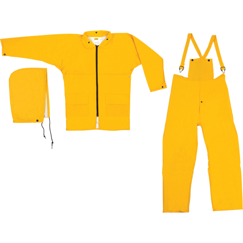 Natpac Rain Suit, Nylon, Medium, Yellow Kelford