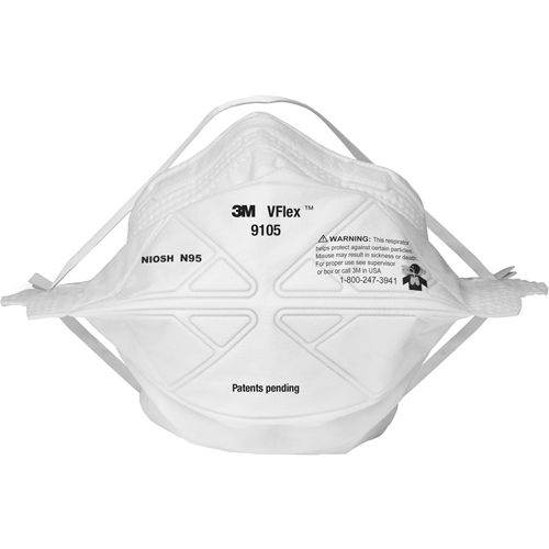 9105S VFlex Particulate Respirators, N95, NIOSH Certified, Small Kelford