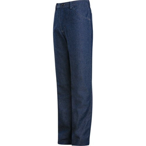 Flame-Resistant Relaxed Fit Denim Jeans, 32, x 37, Blue, 18 cal/cm² Kelford