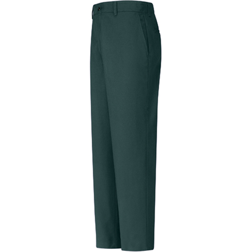 Durakap Industrial Pants, Poly-Cotton, Green, Size 28, 36 Inseam Kelford