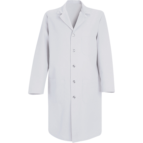 Lab Coats, Poly-Cotton, 32, White Kelford