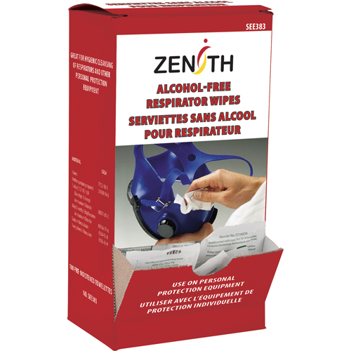 Lingettes nettoyantes pour respirateurs et EPI, Lingettes Kelford