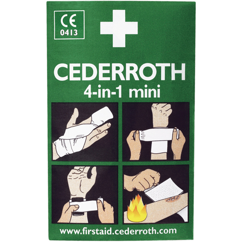 Coagulant 4-dans-1 Cederroth, 5" lo x 3" la Kelford