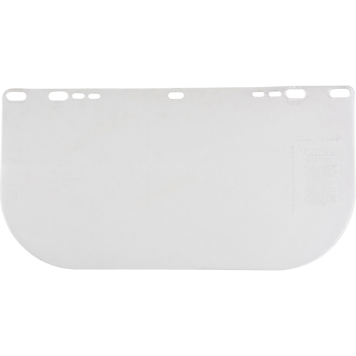 F20 Clear Flat Faceshield, Polycarbonate, Clear Tint Kelford