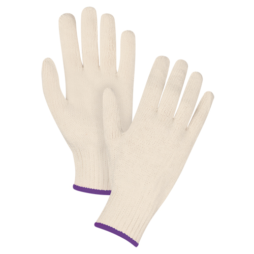 Heavyweight String Knit Gloves, Poly/Cotton, 7 Gauge, X-Small Kelford