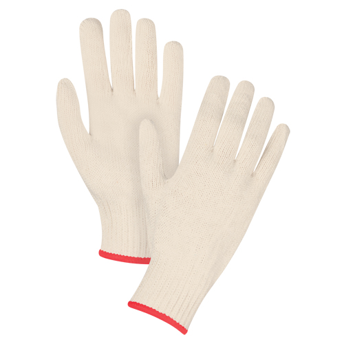 Heavyweight String Knit Gloves, Poly/Cotton, 7 Gauge, Small Kelford