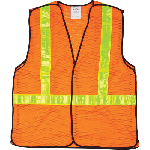 Veste de s&eacute;curit&eacute; pour la circulation d&eacute;tachable en cinq points, Orange haute visibilit&eacute;, Moyen, Polyester Kelford