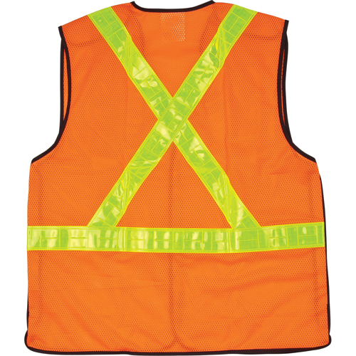 Veste de s&eacute;curit&eacute; pour la circulation d&eacute;tachable en cinq points, Orange haute visibilit&eacute;, Moyen, Polyester Kelford