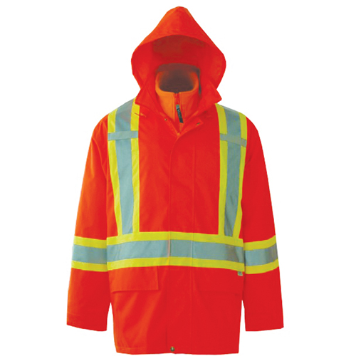 Journeyman 3-in-1 Safety Jackets, Polyester, High Visibility Orange, Small Kelford