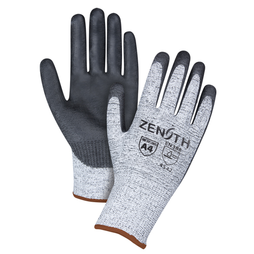Seamless Stretch Cut-Resistant Gloves, Size Large/9, 13 Gauge, Polyurethane Coated, HPPE Shell, ANSI/ISEA 105 Level 4/EN 388 Level 5 Kelford