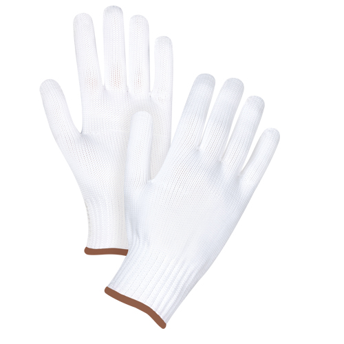 Gants tricot&eacute;s sans couture, Polyester, Calibre 10, Grand Kelford
