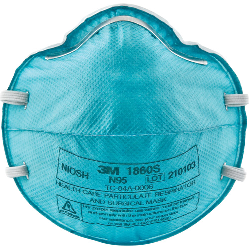 Respirateur 1860S contre les particules pour les soins de la sant&eacute;, N95, Certifi&eacute; NIOSH, Petit Kelford