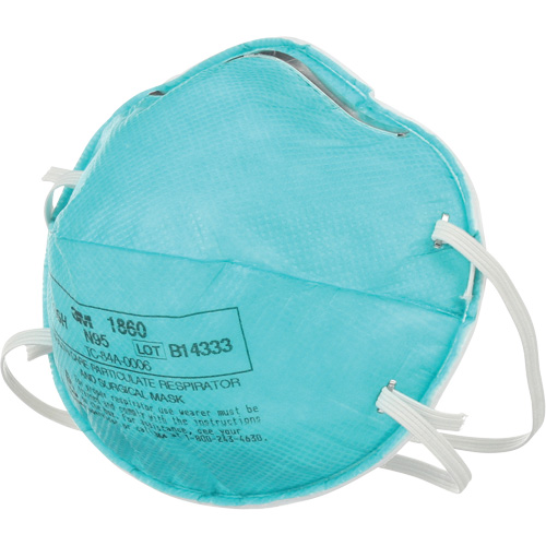 Respirateur 1860 contre les particules pour les soins de la sant&eacute;, N95, Certifi&eacute; NIOSH Kelford