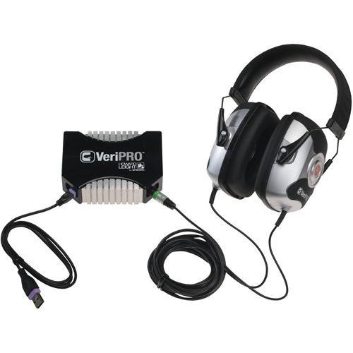 Syst&egrave;me pour tester l'ajustement des bouchons d'oreille VeriPRO de Howard Leight Kelford