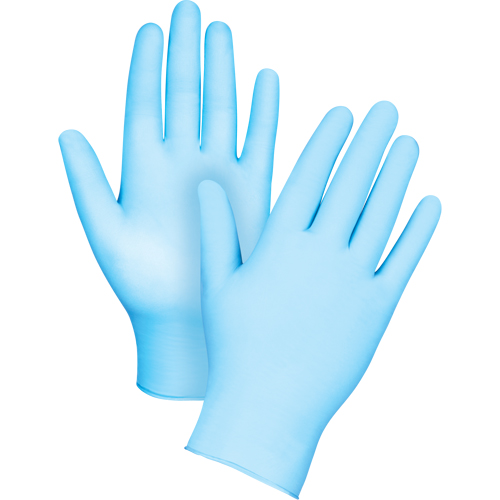 Tactile Medical-Grade Disposable Gloves, Small, Nitrile/Vinyl, 4.5-mil, Powder-Free, Blue, Class 2 Kelford