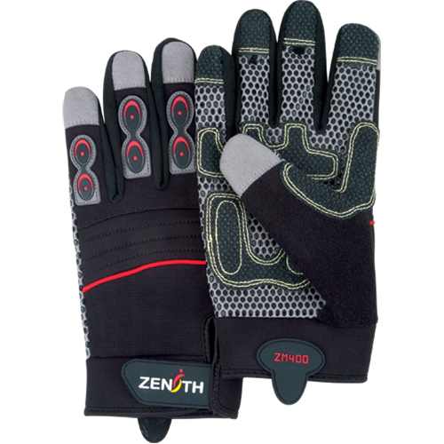 ZM400 Premium Mechanic's Gloves, Synthetic Palm, Size 2X-Large Kelford