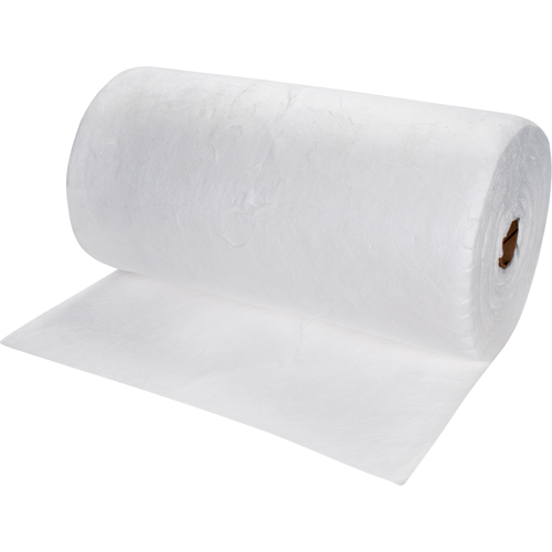 Premium Meltblown Sorbent Rolls, Heavyweight, 150' L x 30" W, 50 gal. Absorbancy Kelford
