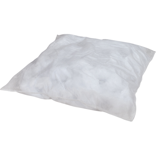 Sorbent Pillow, Oil Only, 18" L x 18" W, 40 gal. Absorbency/Pkg. Kelford