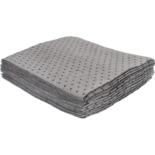 Premium Bonded Sorbent Pads, Universal, 15" x 17", 8 gal. Absorbancy Kelford