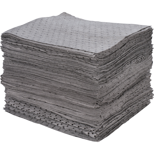 Premium Bonded Sorbent Pads, Universal, 15" x 17", 30 gal. Absorbancy Kelford