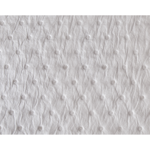 Premium Fine Fiber Sorbent Pads, Oil Only, 15" x 17", 25 gal. Absorbancy Kelford