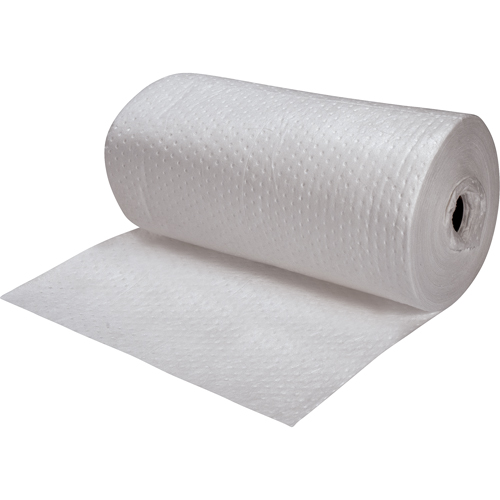 Premium Fine Fiber Sorbent Rolls, Heavyweight, 150' L x 30" W, 50 gal. Absorbancy Kelford