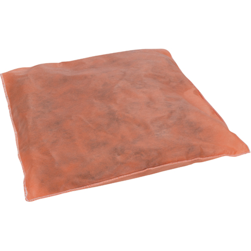 Tampon absorbant, Mati&egrave;res dangereuses, 18" lo x 18" la, 45 gal. absorption/pqt Kelford