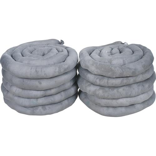 Sorbents Socks, Universal, 40 gal. Absorbancy, 3" W x 10' L, Pack of 10 Kelford