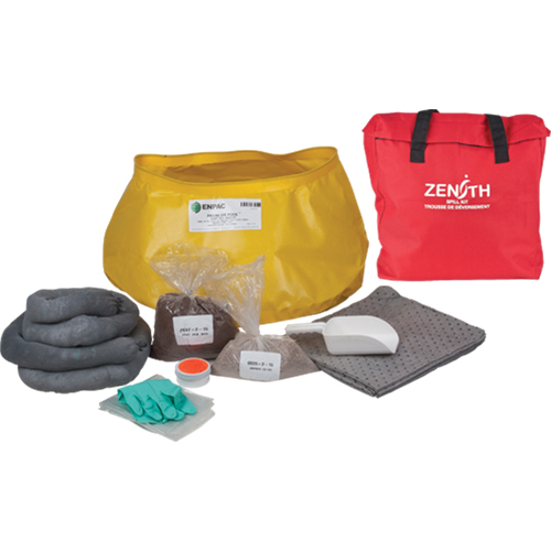 Trousse de lutte contre les d&eacute;versements pour l'ouest du canada, Universel, Sac, Absorbance de 17 gal. US Kelford