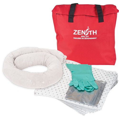 Trousse &eacute;conomique de lutte contre les d&eacute;versements, Huile seulement, Sac, Absorbance de 5 gal. US Kelford