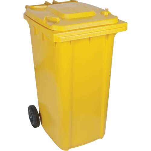 Yellow Mobile Container, Polyurethane, 63 Gallons/63 US gal. Kelford