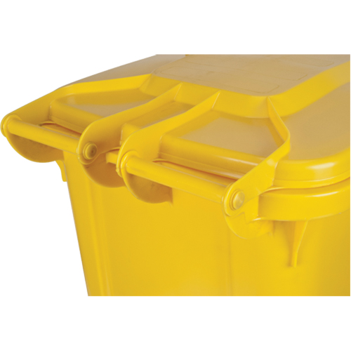 Yellow Mobile Container, Polyurethane, 63 Gallons/63 US gal. Kelford