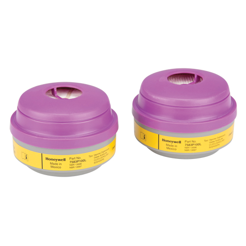 North&reg; N Series Respirator Cartridges, Gas/Vapour Cartridge, Organic Vapour/Acid Gas/P100 Kelford