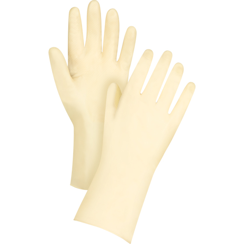 Gants de conserverie de premi&egrave;re qualit&eacute;, Taille Petit/7, 12" lo, Latex de caoutchouc, 18 mils Kelford