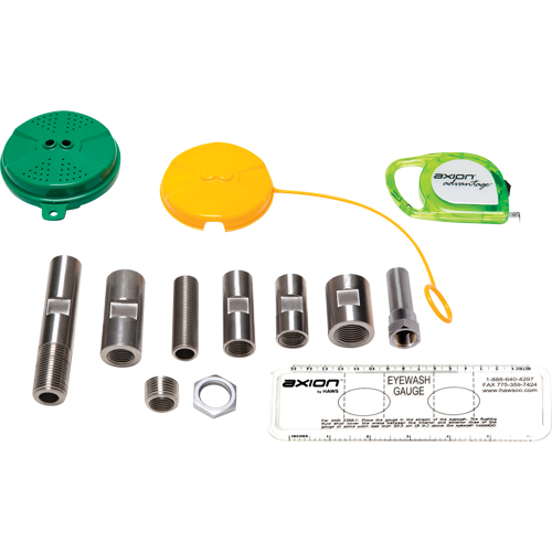 Axion Advantage&reg; Eye/Face Wash Upgrade Kit with Green ABS Plastic Eye/Face Wash Head Kelford