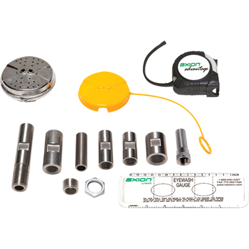 Axion Advantage&reg; Eye/Face Wash Upgrade Kit with Stainless Steel Eye/Face Wash Head Kelford