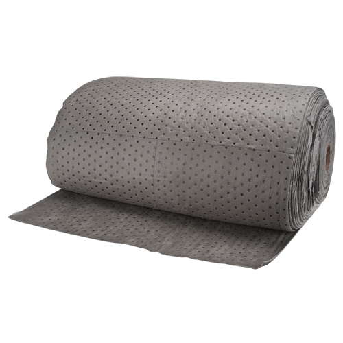 High Traffic Sorbents, Lightweight, 150' L x 30" W, 40 gal. Absorbancy Kelford