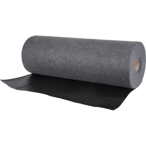 Tapis industriels avec support en poly, 36" la x 150' lo, Lourd Kelford