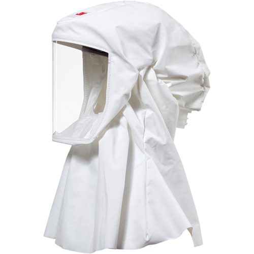 Cagoule Versaflo de haute durabilit&eacute; avec coiffe int&eacute;gr&eacute;e, Grand/Moyen, Coiffe souple, Bavette Simple Kelford