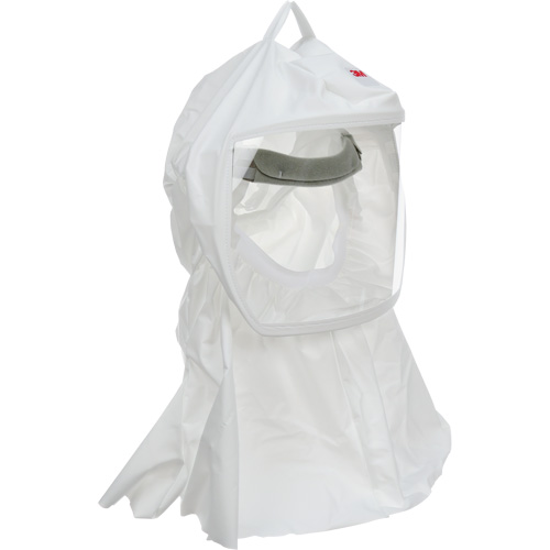 Cagoule Versaflo de haute durabilit&eacute; avec coiffe int&eacute;gr&eacute;e, Grand/Moyen, Coiffe souple, Bavette Simple Kelford