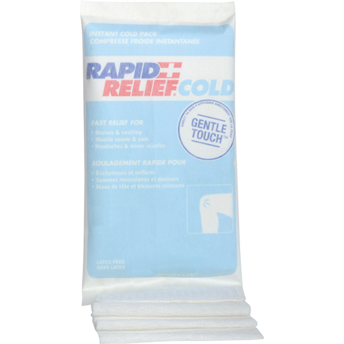 Instant Compress Packs With Self-Adhering Compression Wrap, Cold, Single Use, 6" x 9" Kelford