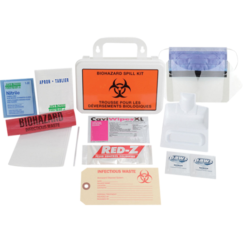 Deluxe Clean-Up Spill Kit, Biohazard, Case Kelford