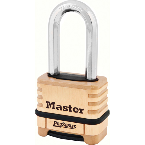 Cadenas &agrave; combinaison ProSeries, Argent, Rev&ecirc;tement en laiton, Largeur de 2-1/4" Kelford