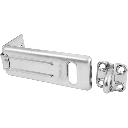 General Security Hardened Steel Hasp, Silver Kelford