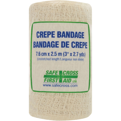 Bandage de cr&ecirc;pe en rouleau, 97-1/5" lo x 3" la, Classe 1 Kelford