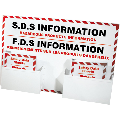 Safety Data Sheet Information Stations, English & French, Binders Included Kelford