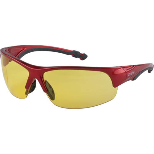 Lunettes de s&eacute;curit&eacute; s&eacute;rie Z1900, Lentille Ambr&eacute;e, Anti-&eacute;gratignures, R&eacute;pond ou surpasse la norme CSA Z94.3 Kelford