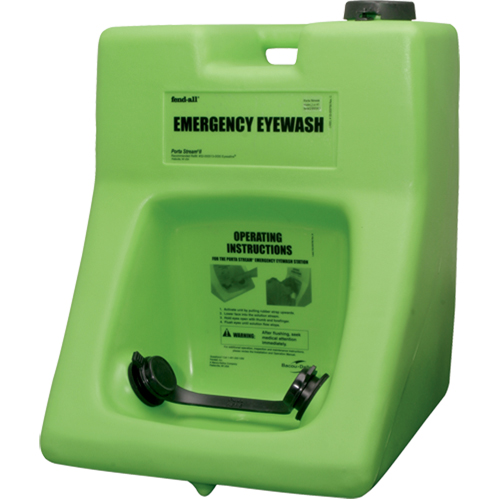 Douche oculaire Fendall Porta Stream II, Pressuris&eacute;, Capacit&eacute; 16 gal., Conformit&eacute; ANSI Z358.1 Kelford