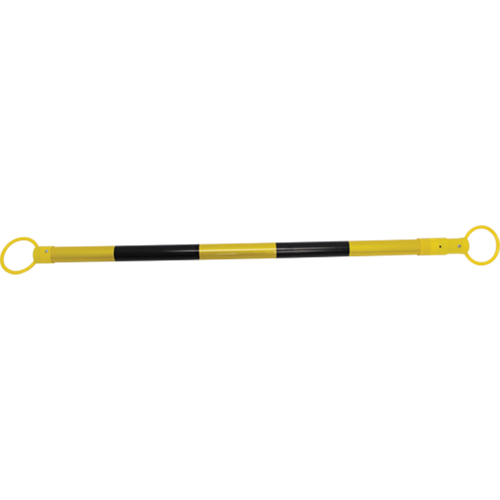 Barrier Cone Bar, 6' 6" Extended Length, Black Kelford
